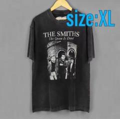 【黒/XL】 THE SMITHS スミス ヴィンテージ風バンドTシャツのサムネイル