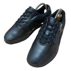 新品【アシックス】SALUTIS サルティス　WSA350　ウォーキングシューズ 極美品 asics SALUTIS レザー ウォーキングシューズ 24㎝EEE