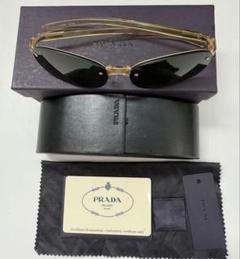 【極美品】PRADA プラダ ブラウンサングラス ケース付 スクエア 未使用品級 極美品】PRADA プラダ ブラウンサングラス ケース付 スクエア 未