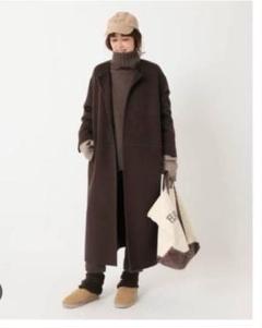 ドゥーズィエムクラス　victorian リバーロングノーカラーコート Deuxieme Classe（ドゥーズィエムクラス）の「victorianリバー