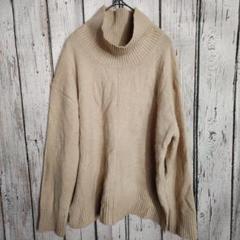 sevendays=sunday ニット　セーター　ベージュ【L】ミドル丈　美品