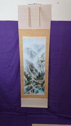 掛け軸尺五幅立(彩色山水)