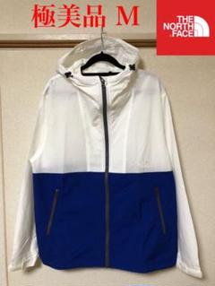 【極美品】THE NORTH FACE ザノースフェイス コンパクト 白×青 M