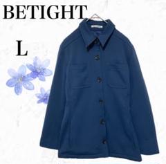 BETIGHT ベタイト シャツジャケット L　春秋向け　厚手　アウター　羽織物