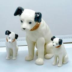 ビクター　犬　ニッパー　陶器　置物　3体　非売品