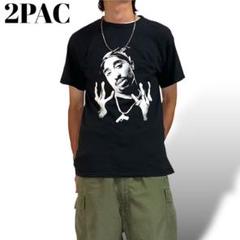 00s アルスタイル 2PAC ビッグフェイス グラフィックTシャツのサムネイル