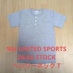 90s DEAD STOCK UNITED SPORTS ヘンリーネック T