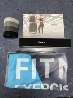 OVICX３点セット ヘッドバンド リストバンド スポーツタオル 速乾 抗菌