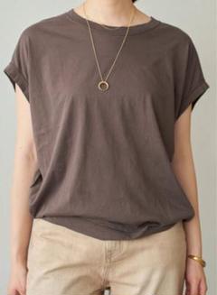 美品【Plage/プラージュ】ALBINI ハイゲージTシャツ グレー