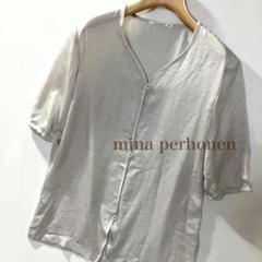 ☆再値下げ☆ minaperphonen ガーデンパッチワークブラウス