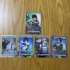 ユニオンアリーナ 進撃の巨人 リヴァイ パラレル SR 4枚付き