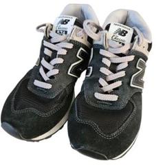 new balance スニーカー574v2 メンズ ブラック26cm 美品✨