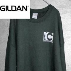 GILDAN グリーン トレーナー スウェット 長袖 メンズ XL ギルダン
