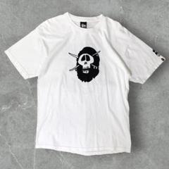 【30周年限定コラボ】Stussy × APE サーフスケートスカルTシャツ