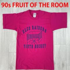 90s　USA製　フルーツオブザルーム　企業　Tシャツ　シングルステッチ　S