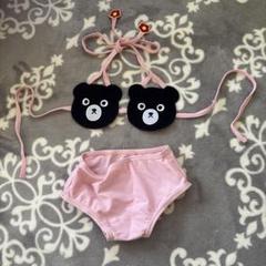 クマデザイン セパレート水着 100cm~
