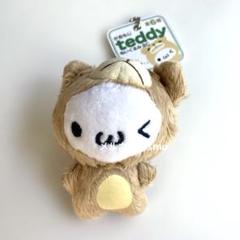 teddy ぬいぐるみ BC かおもじ ウィンク 平成レトロ マスコット　くま