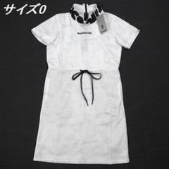 新品 ラッセルノ ゴルフ 総柄 ワンピース 定価18,700円 サイズ0 白