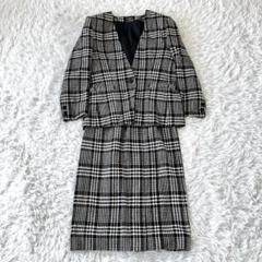 ランローブ 東京スタイル セットアップ スカート チェック柄 レーヨン