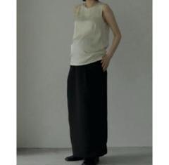 アンヌーク　マタニティ　タックマキシスカート ànuke online store（アンヌーク） / 【Reha.】Tuck Maxi