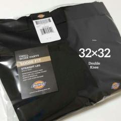 32×32【新品・未使用】ディッキーズ　ダブルニー　85283　　・BLACK・のサムネイル