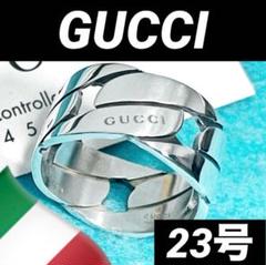 希少美品　グッチ　リング　指輪　タイガーヘッド　カラーストーン　ミケーレ期　23 GUCCI - 美品▽GUCCI グッチ タイガーヘッド ツル ライン