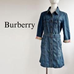 Burberry デニムシャツワンピース デニムジャケット ノバ