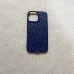iPhone13ProMaxネイビーアイフォンワイヤレスマットスリムケース