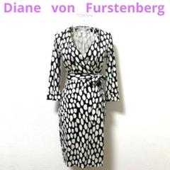 【美品】DIANEvonFURSTENBERG ラップワンピース レッド 2 M 美品】DIANEvonFURSTENBERG ラップワンピース レッド 2 M