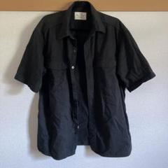 【MILITARY UTILITY SHIRTS BLACK】Lのサムネイル