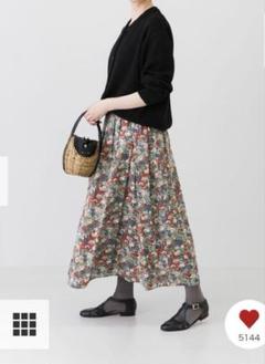 かぐれ kagure リバティ プリント スカート 花柄 ロング