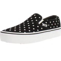 VANS クラシックスリッポンプラットフォーム ポルカドット 刺繍　希少