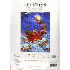 クロスステッチ【LETISTITCH】The Reindeers サンタクロース