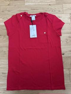 LACOSTE レッド 半袖Tシャツ