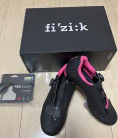 fizik フィジーク テンポ ブラックピンク サイクル シューズ 23cm 箱 fizik フィジーク テンポ ブラックピンク サイクル シューズ