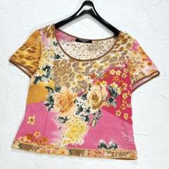 LEONARD トップス カットソー 花柄 総柄 オレンジ系 L 楽天市場】レオナール（長さ（袖）半袖）（Tシャツ・カットソー
