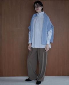 新品未使用 CLANE HALF ZIP STAND COLLAR SHIRT