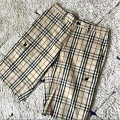 【美品✨】バーバリーブラックレーベル　ハーフパンツ　ノバチェック　パンツ　76