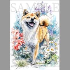 負けイヌ1。 水彩アート紙a4 PET92】チワワ 水彩 犬アート イラスト ポスター いぬの絵
