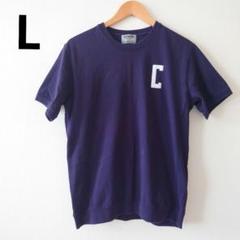 CHROME クローム ネイビー C Tシャツ Lサイズ シンプルのサムネイル