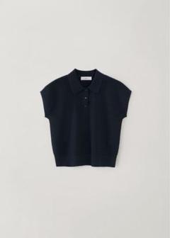 OHOTORO Pot French Sleeve Knit navy 試着のみ OHOTORO Pot French Sleeve Knit navy 試着のみ - メルカリ