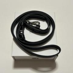 【新品未使用】デミュウDEMIU ストラップ クロコ型ブラック