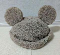 ディズニー　ファンキャップ　ボア　グレー Disney - ミッキー ファーキャップ グレーの通販 by aka