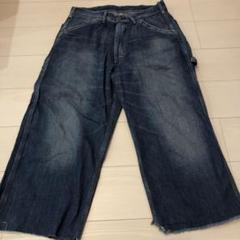 【美品】Lee ペインターパンツ ストレート デニム S 濃紺 Lee ジーンズ Lee/リー PAINTER PANTS/ペインターパンツ/デニム