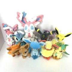 e61 ポケモンセンター ブイズ7匹セット ぬいぐるみ おすわりポーズ e61 ポケモンセンター ブイズ7匹セット ぬいぐるみ おすわり