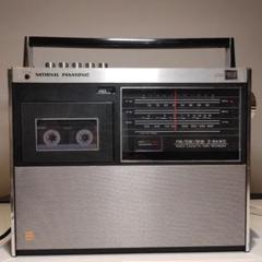 松下電器　ラジカセ　RQ-558 動作品です。カセット再生や録音もできます ナショナルラジカセRQ-558の修理 : 真空管ラジオ修理キッシー工房