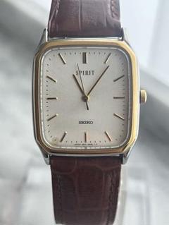 稼動 腕時計　SEIKO セイコー　スピリット　コンビ　新品電池　G85 SEIKO（セイコー)SPIRIT（スピリット）腕時計の電池交換
