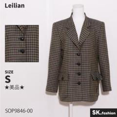 ★美品★ Leilian アウター　テーラードジャケット　チェック柄　ウール
