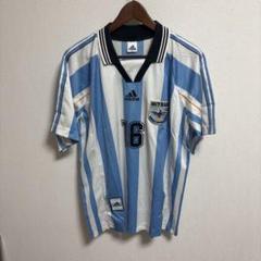 【正規品】1998年　アルゼンチン代表 1998 アルゼンチン代表 新品紙タグ付き アディダスオフィシャルT