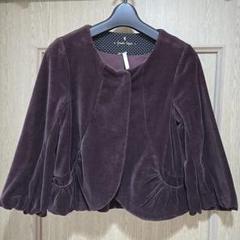 ユキエモン フランシュリッペ3L 未使用ジャケット SHEEEP PILE JACKET WITH DOUBLE FRONT BOTTUN(S Charcoal